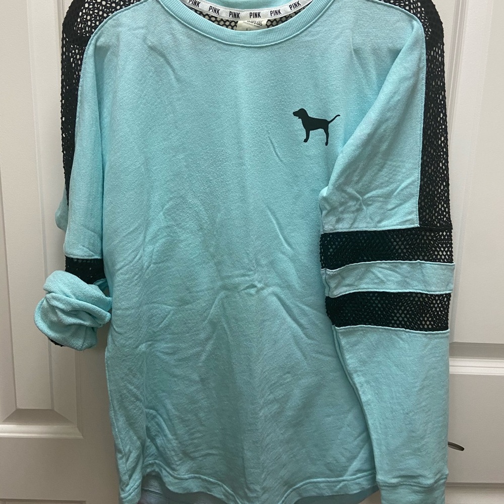 PINK Netted Varsity Crew